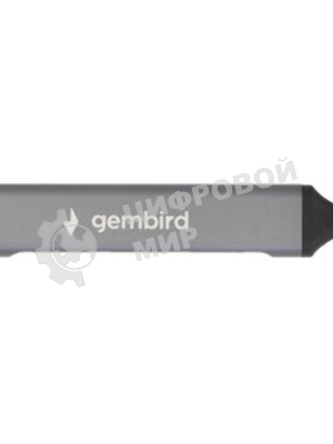 Разветвитель USB3.0/2.0 Gembird UHB-C202, USB3.0, 3xUSB2.0, кабель Type-C 10 см, алюминий, пакет
