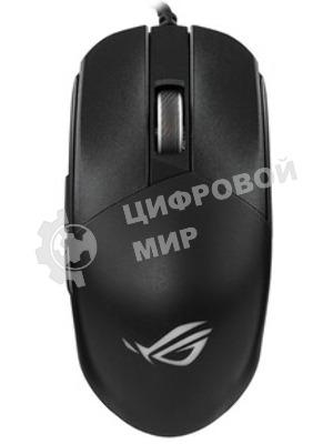 Мышь проводная ASUS P518 ROG STRIX IMPACT III черный, 12000 dpi, USB, кнопки - 5
