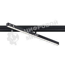 Светильник трековый светодиодный GL4206 BK черный IP20 24W 4200K 48V 605*22*45