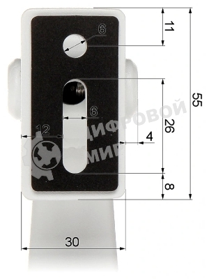 Настенный кронштейн для корпусов серий HF1, HF2, SDZ1 Wall Mount PFB121W