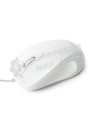 Мышь проводная Crown CMM-502 белый, 1000 dpi, USB, кнопки - 3