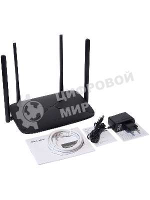 Роутер беспроводной Mercusys AC12G AC1300 10/100/1000BASE-TX черный