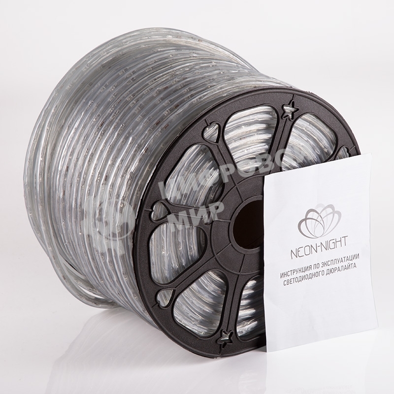 Дюралайт Neon-night LED, постоянное свечение (2W) - синий Эконом 24 LED/м, бухта 100м