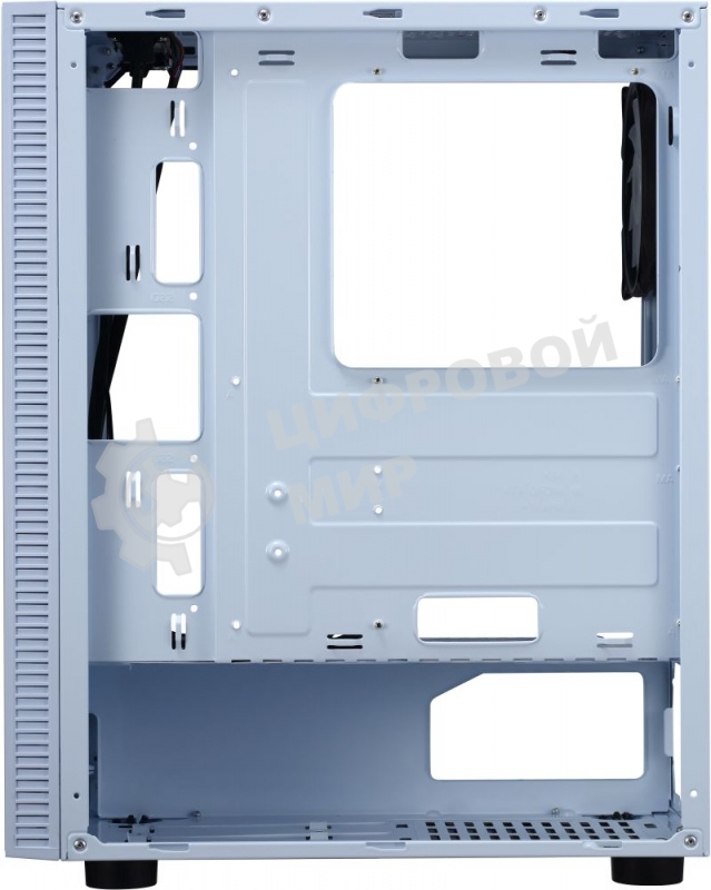 Компьютерный корпус AeroCool/Formula CL-3302W RGb белый без БП ATX 2xUSB 2.0 1xUSB 3.0 audio bott PSU