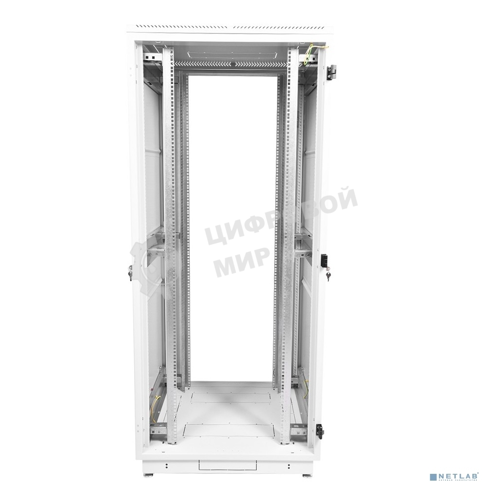 Шкаф коммутационный ЦМО ШТК-М-42.8.8-4ААА 42U 800x820 мм пер. дв. перфор. задн. дв. стал. лист 2 бок. пан. 500 кг белый