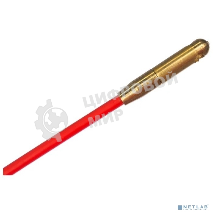 Протяжка кабельная Rexant (мини УЗК в бухте), стеклопруток, d=3,5мм, 30м красная