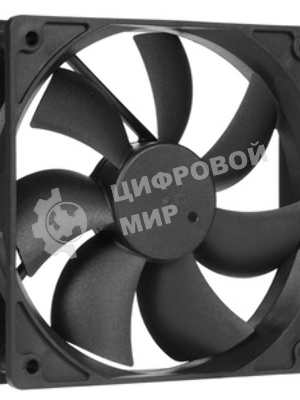 Вентилятор для корпуса Gembird черный, 120 мм, 1200 об/мин, 20.5 дБ, 3 pin