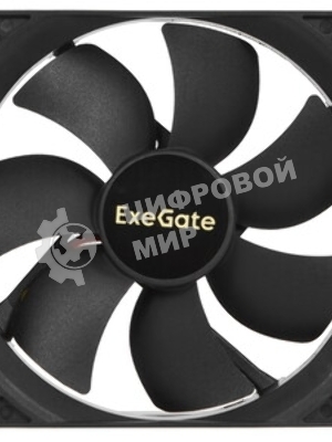 Вентилятор для корпуса ExeGate EX12025S3P черный, 120 мм, 1500 об/мин, 24 дБ, 3 pin