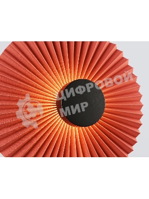 Настенный светильник Ambrella light LH72653 BK/RD черный/красный 6W 3000K D300*100