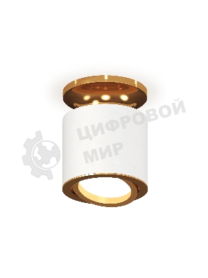 Светильник Ambrella Light XS7401120 SWH/PYG белый песок/золото желтое полированное MR16 GU5.3 (N7929, C7401, N7004)