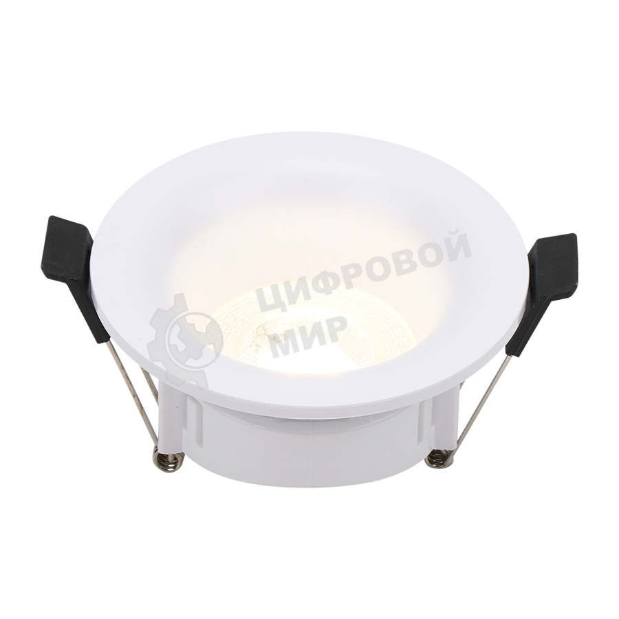 Встраиваемый светильник General GCL-MR16-R-WHITE Компакт Круглый Белый