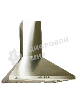 Вытяжка каминная Elikor Оптима 60Н-400-К3Л нержавеющая сталь, 59 см, 400 куб. м/ч, 55 дБ