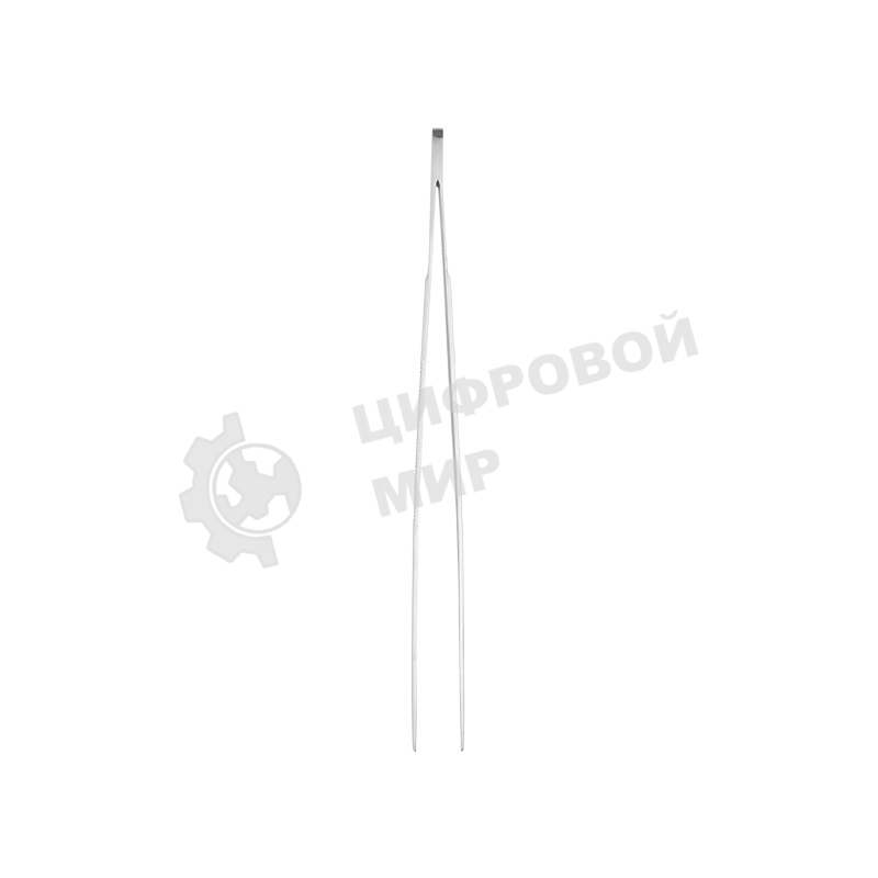 Пинцет прямой Rexant рифленый 250 мм ПРОФИ