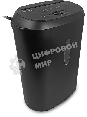 Шредер ГЕЛЕОС УМ24-4, DIN P-4 (4 ур-нь секр.), фрагмент 3,9х38мм, 17 лист (70г/м2), CD/пл.карты/скрепки/скобы, 24 литра