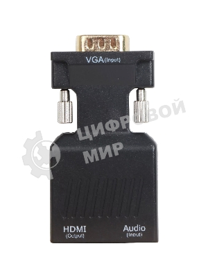 Переходник VCOM CA337A VGA(M)+audio+microUSB --> HDMI(F)1080*60Hz