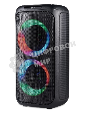 Минисистема Hyundai H-MC1231 черный 40Вт FM USB BT micro SD