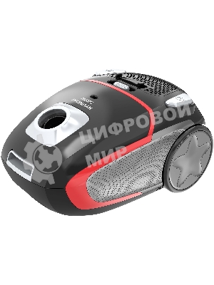 Пылесос Hyundai HYV-B4995 черный/красный, 400/2220 Вт, уборка сухая, пылесборник мешок 2.5 л