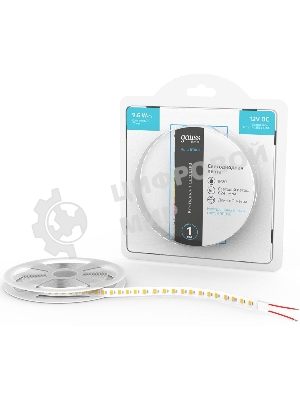 Лента светодиодная Basic Gauss 12V 9,6W/m 624lm/m 4000K IP20 LED 2m 1/100