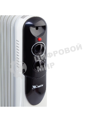 Обогреватель масляный MTX OCH-2000, белый, 2000 Вт, 20 м2, термостат