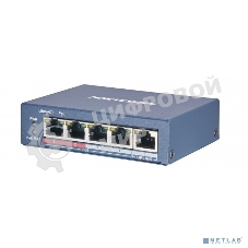 Коммутатор 4PORT 1000M POE DS-3E0505P-E/M HIKVISION