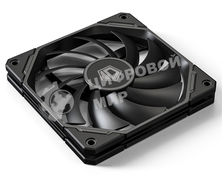 Вентилятор для корпуса ID-Cooling TF-12015-K черный, 120 мм, 2200 об/мин, 32.3 дБ, 4 pin