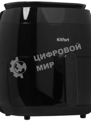 Аэрогриль Kitfort КТ-2202 черный, 1500 Вт, 3.2 л, механическое управление, 8 программ