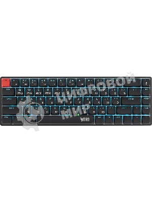 Клавиатура Acer OKR400 гибридная, USB Type-A, Bluetooth, радиоканал, чёрный