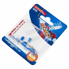 Наконечник штыревой втулочный Rexant изолированный, F-8 мм, 2.5 мм², НШВи 2.5-8/Е 2,5-8/E2508, синий, в упак. 10 шт.