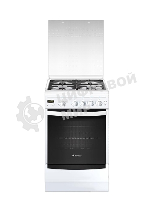 Плита газовая Gefest ПГ 5100-03 0002 белый, конфорок 4 шт, духовка 52 л, 50 см x 85 см x 58.5 см