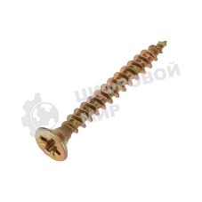 Саморез универсальный Kranz 4х30, желтый цинк, упаковка поставщика (12 000 шт.)