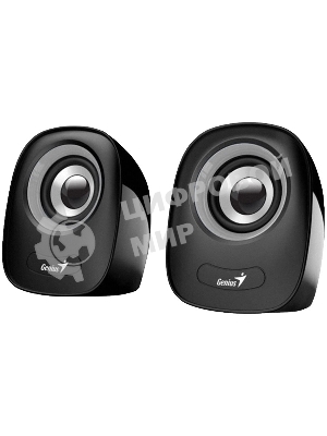 Акустическая система PC speakers Genius SP-Q160,GRAY,USB, 2.0, Power Output 6W, Sensitivity: 80 Db, 3.5 мм jack., серый