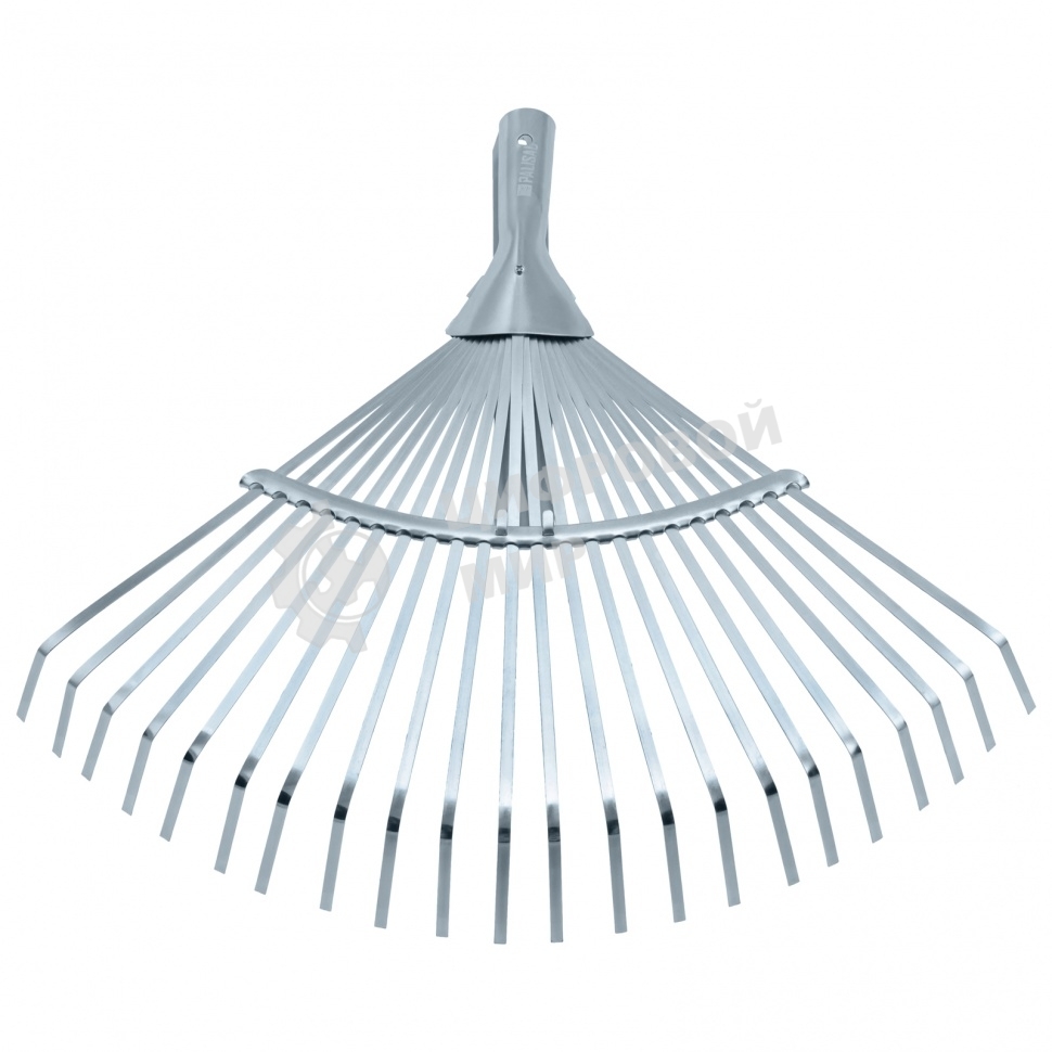 Грабли веерные стальные Palisad, 300-480 мм, 22 плоских зуба, оцинкованные, раздвижные, без черенка