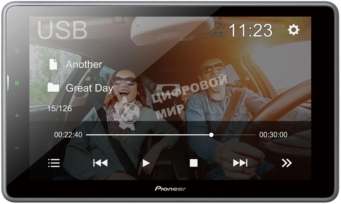 Автомагнитола Pioneer DMH-AF555BT 2DIN 4x50Вт AUX 9