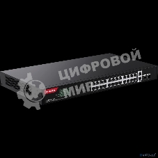 Коммутатор неуправляемый IP-COM G1128P-24-410W PoE, 28 портов, 26x1 Гбит/с, SFP 2x1 Гбит/с, PoE 24x30 Вт (до 370 Вт)