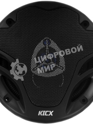 Колонки автомобильные Kicx GX-165 140Вт 92дБ 4Ом 16.5см (6 1/2дюйм) (ком.:2кол.) коаксиальные трехполосные