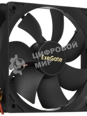 Вентилятор для корпуса ExeGate EX12025S3P черный, 120 мм, 1500 об/мин, 24 дБ, 3 pin
