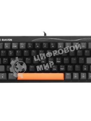 Клавиатура проводная Defender Black Raven GK-417, USB, черный