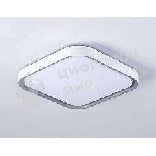 Потолочный светодиодный светильник Ambrella light FZ1250 WH/GR белый/серый 18W 5000K 250*250*60 (Без ПДУ)