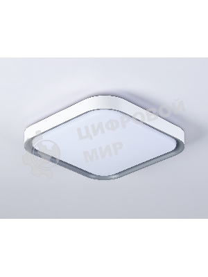 Потолочный светодиодный светильник Ambrella light FZ1250 WH/GR белый/серый 18W 5000K 250*250*60 (Без ПДУ)