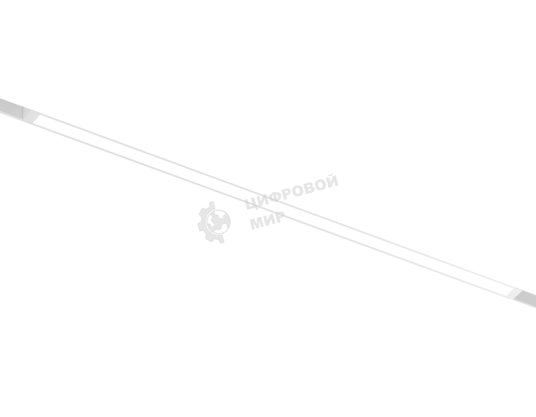 Трековый линейный светильник Ambrella light GL8060 WH белый IP20 36W 3000-6000K 220V 120° 800*25*41