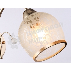 Светильник Ambrella light TR3195 GD/CL/FR золото/прозрачный/белый матовый E27 max 40W 190*110*290