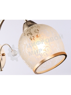 Светильник Ambrella light TR3195 GD/CL/FR золото/прозрачный/белый матовый E27 max 40W 190*110*290