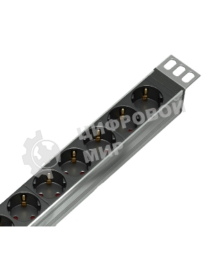 Блок распределения питания ЦМО R-16-10S-10C13-V-1420 верт.размещ. 10xSchuko 10xC13 базовые 16A без вилки