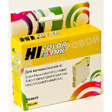 Картридж Epson Stylus Photo R200/R300/RX500/RX600 (Hi-black) new, C13T04844010, Y