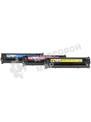 Картридж лазерный набор HP CF370AM № 305A голубой/пурпурный/желтый CLJ M451 (CE411A+CE412A+CE413A)