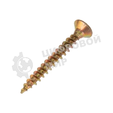 Саморез универсальный Kranz 4х30, желтый цинк, упаковка поставщика (12 000 шт.)