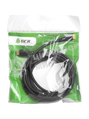Кабель GCR Premium 1.8m HDMI 2.0, HDR, Ultra HD 4K60 Hz/5K30Hz, 3D, Ethernet 18.0 Гбит/с, OD8.0 мм, 28/26 AWG, черный