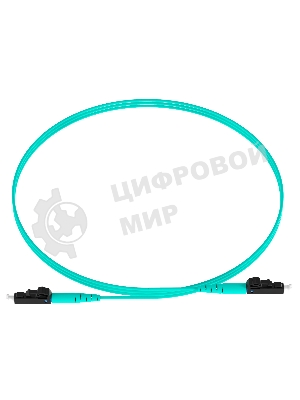 Патч-корд Panduit FZ2ELLNLNSNM001 2x50/125 OM4 LC дуплекс-LC дуплекс 1м LSZH аквамарин