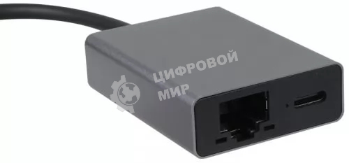 Адаптер TypeC--->RJ45+PD 100Вт, Allum Shell, VCOM
