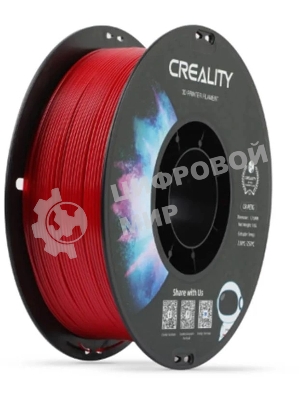 Пластик для принтера 3D Creality 3301030038 CR-PETG d1.75мм 1кг красный